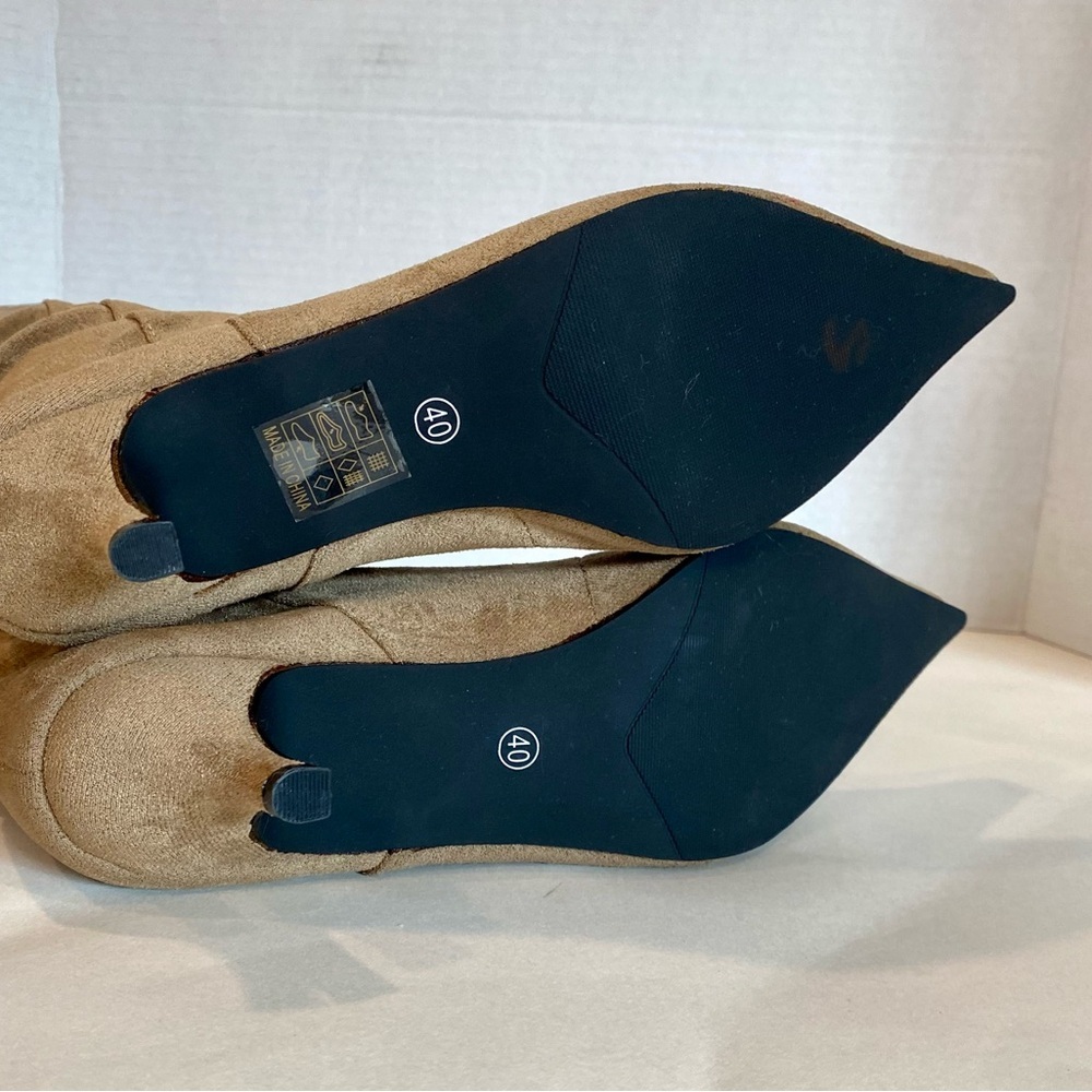 Source Unknown Tan Heeled Boots - image 7